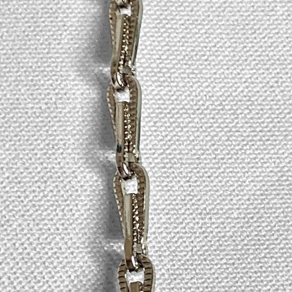 Vintage Art Deco LIND GAL Sterling Silver 16 Inch Necklace - Picture 7 of 10